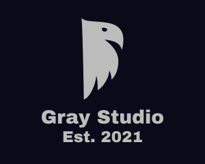 Gray Bird Silhouette logo
