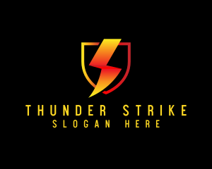 Electric Thunder Bolt logo design