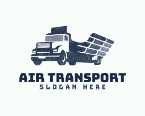 Wing Truck Lumber Delivery logo design