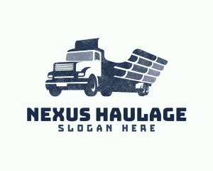 Wing Truck Lumber Delivery logo design