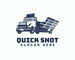 Wing Truck Lumber Delivery logo design