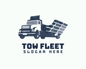 Wing Truck Lumber Delivery logo design