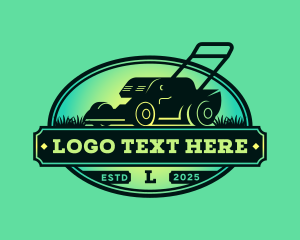 Landscaping Lawn Mower  logo