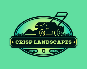 Landscaping Lawn Mower  logo