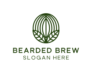 Coffee Brew Leaf  logo design