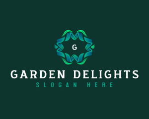 Gardening Plant Leaves logo design