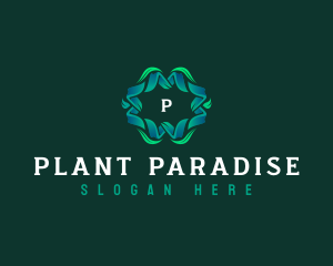 Gardening Plant Leaves logo design