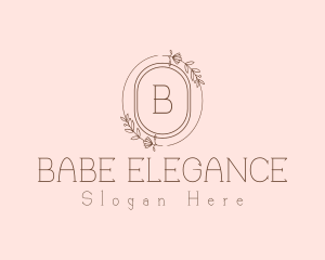 Floral Beauty Wreath logo design