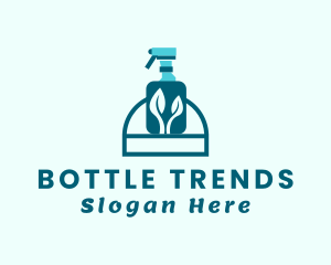 Leaf Sanitizer Spray Bottle  logo