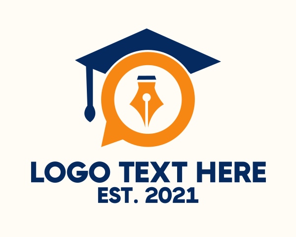 Pen Chat Graduation logo