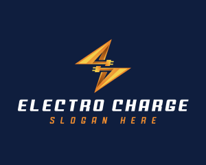 Electrical Power Plug logo design