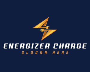 Electrical Power Plug logo design