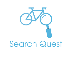 Bicycle Bike Search Finder logo design