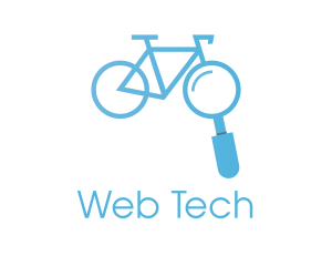 Bicycle Bike Search Finder logo design