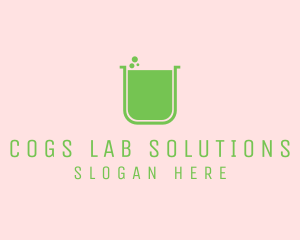 Green Lab Jar logo design