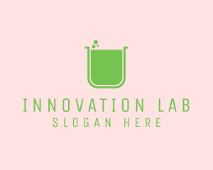 Green Lab Jar logo design