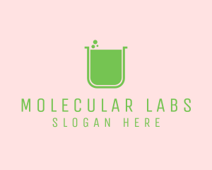 Green Lab Jar logo design