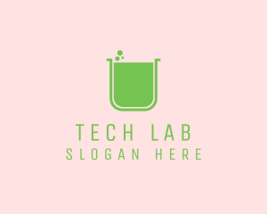 Green Lab Jar logo design