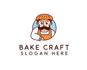 Pie Head Baker  logo design