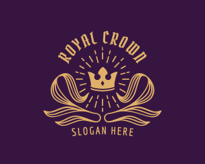 Medieval Royal Crown logo design