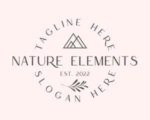 Elegant Natural Business logo design