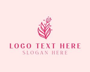 Pink Floral Bloom logo