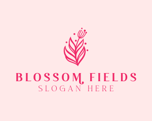 Pink Floral Bloom logo