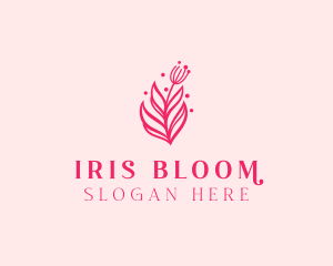 Pink Floral Bloom logo design