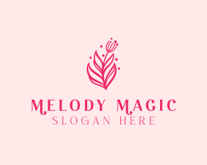 Pink Floral Bloom logo