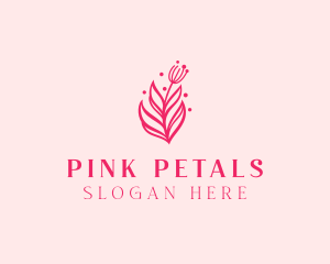 Pink Floral Bloom logo design