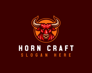 Angry Horn Bull logo