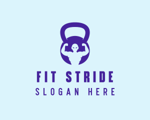 Kettlebell Fitness Gym  logo design