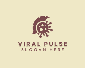 Bacteria Spartan Virus logo design