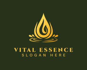 Natural Oil Wellness logo design