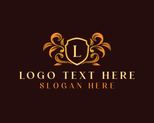 Luxury Shield Crest logo