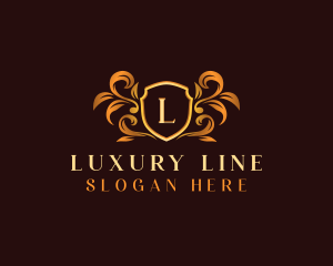 Luxury Shield Crest logo design