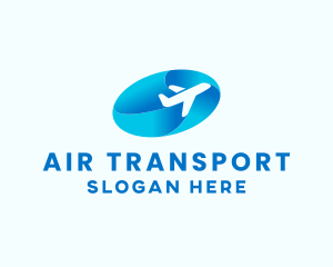 Airplane Travel Transportation logo design