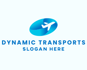 Airplane Travel Transportation logo design