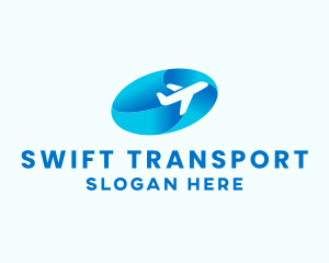 Airplane Travel Transportation logo design