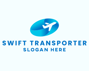 Airplane Travel Transportation logo design