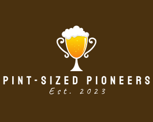 Beer Trophy Bar  logo design