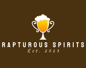 Beer Trophy Bar  logo design