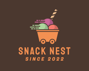 Ice Cream Delivery logo design