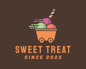 Ice Cream Delivery logo design