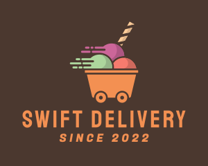 Ice Cream Delivery logo design