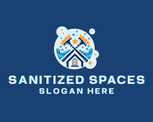 Sanitize House Cleaning logo