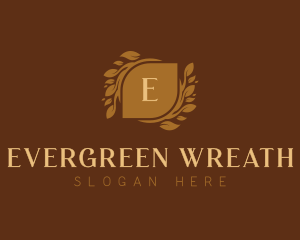 Lifestyle Wellness Wreath logo design