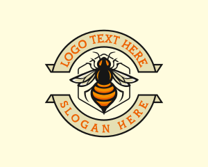 Honeycomb Bee Insect logo