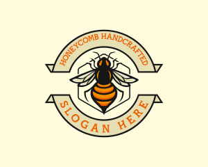  Honeycomb Bee Insect logo