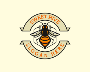  Honeycomb Bee Insect logo